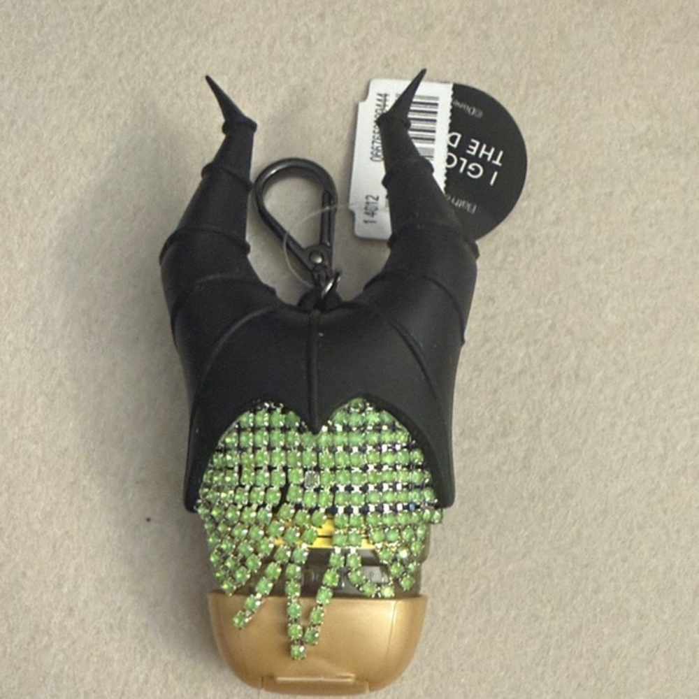 MALEFICENT BLING PocketBac Holder Disney Villains Collection hand  sanitizer